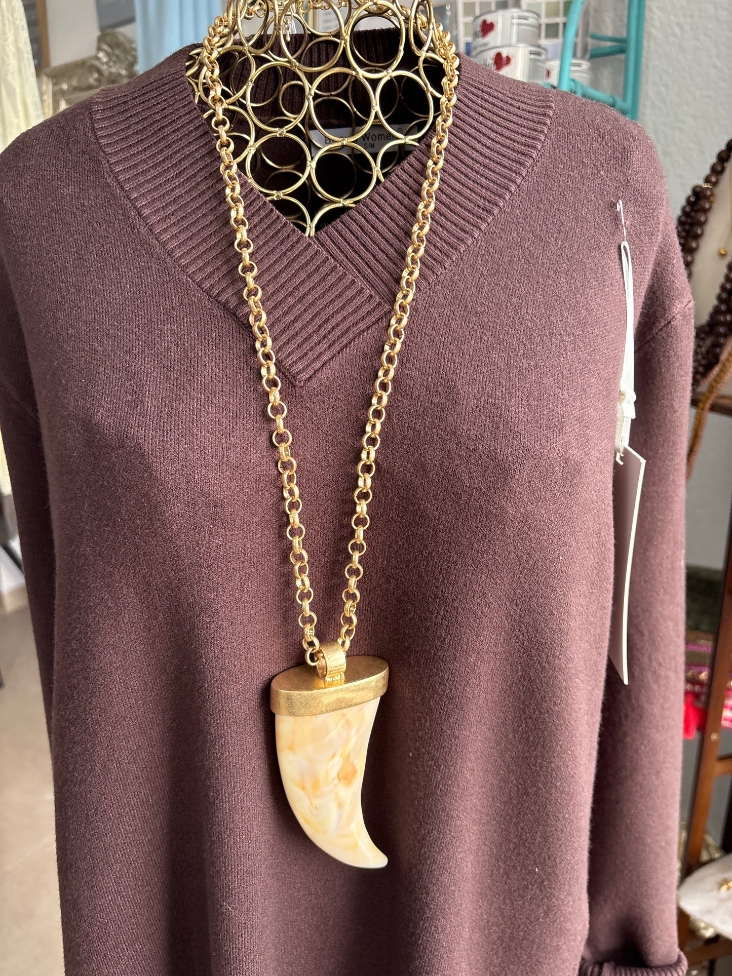 Tusk necklace