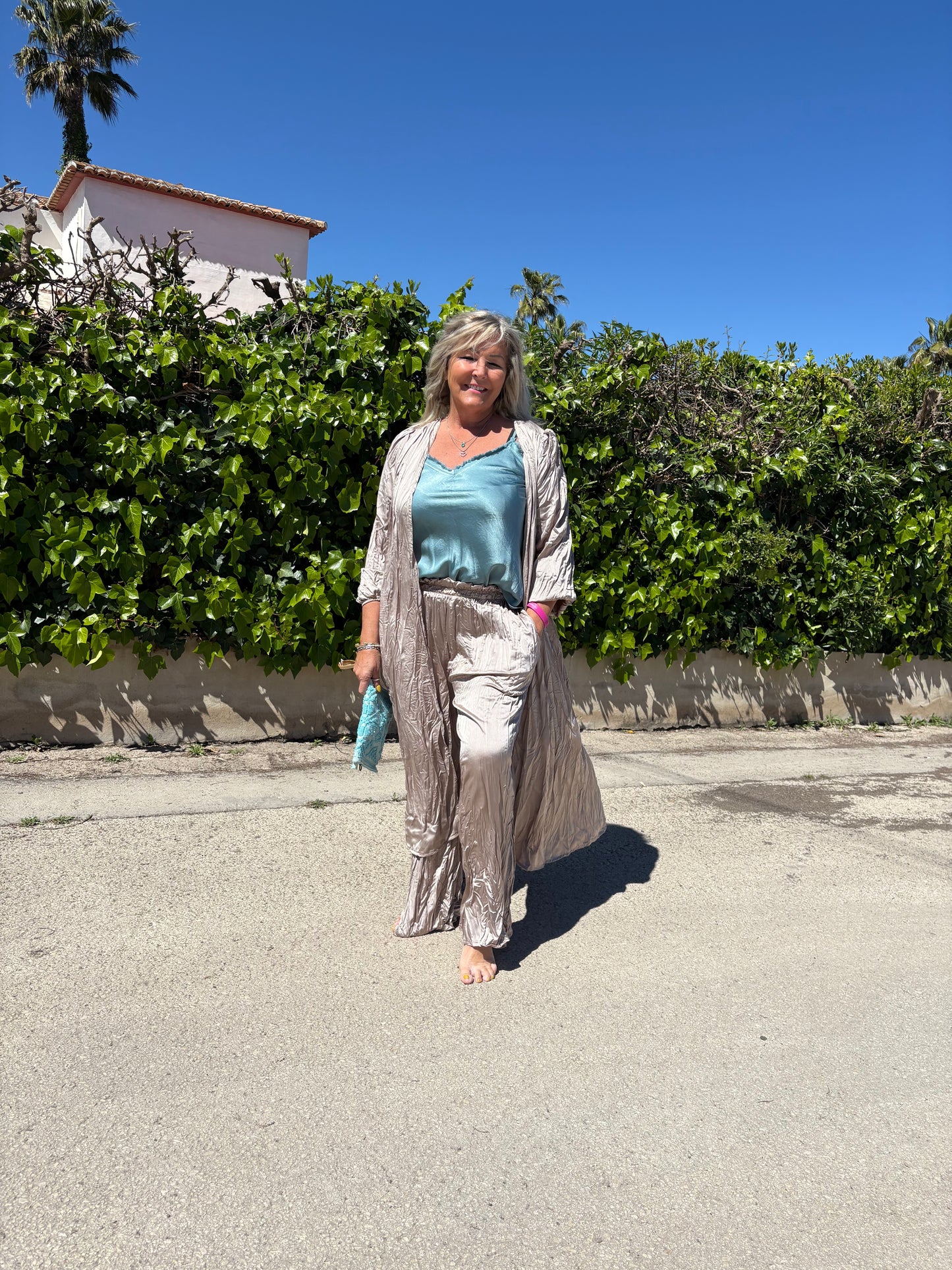 Crinkle kimono