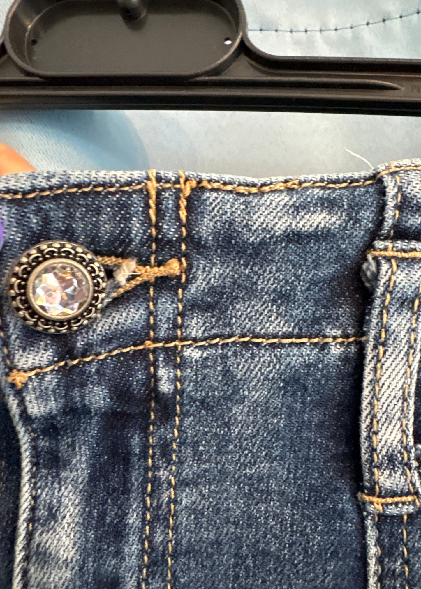 Dark denim skirt