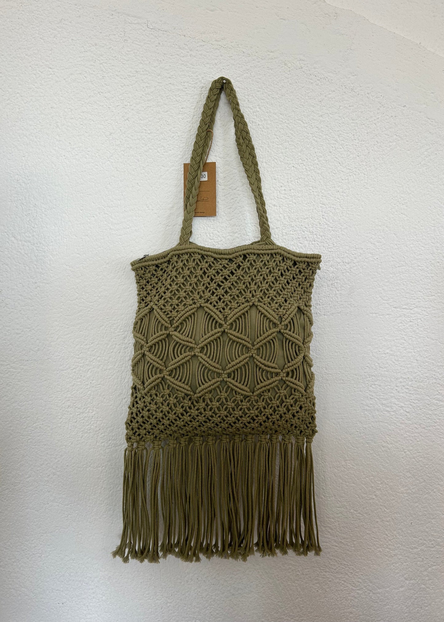 Green Tassel Bag