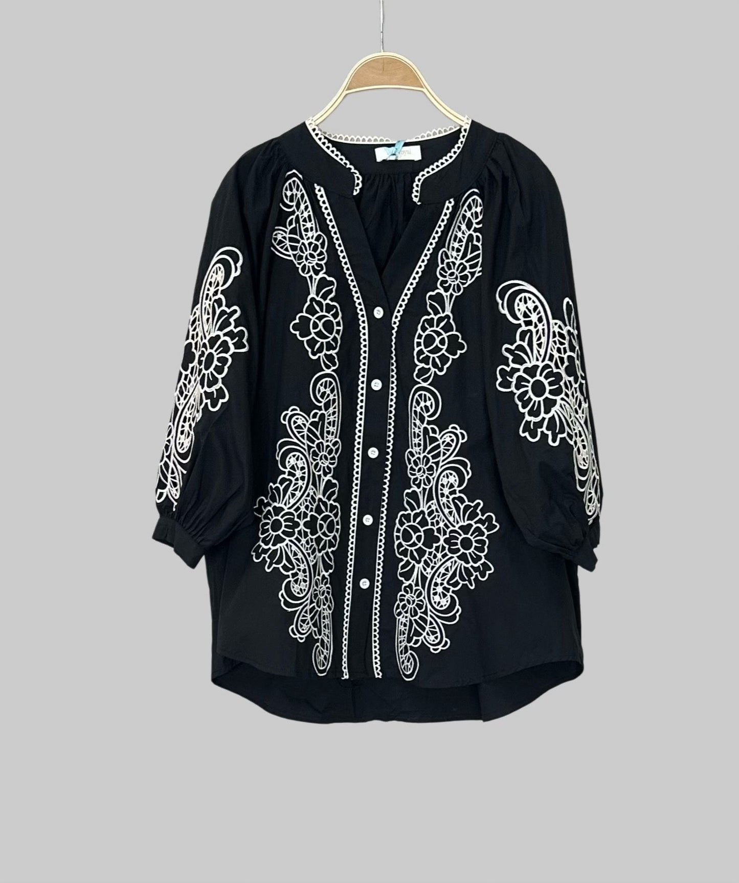 Embroidered Cotton Shirt
