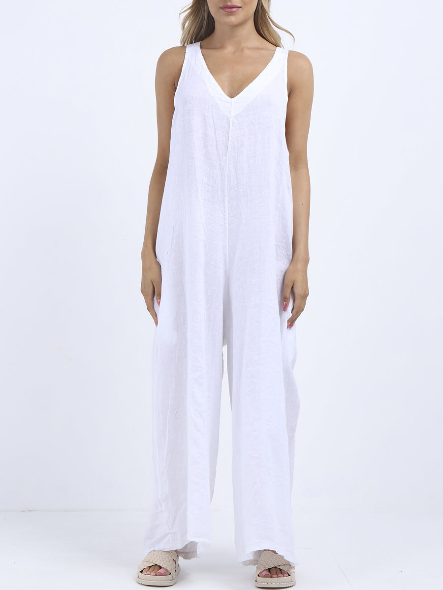 Oversized linen mono