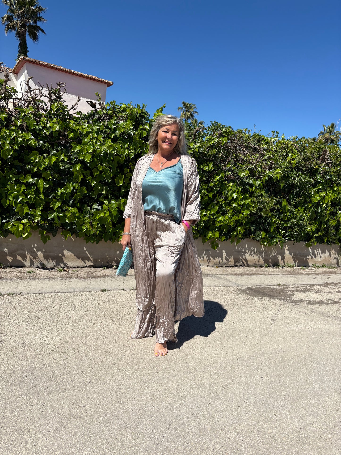 Crinkle kimono