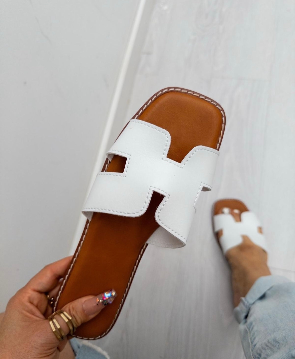 White sliders
