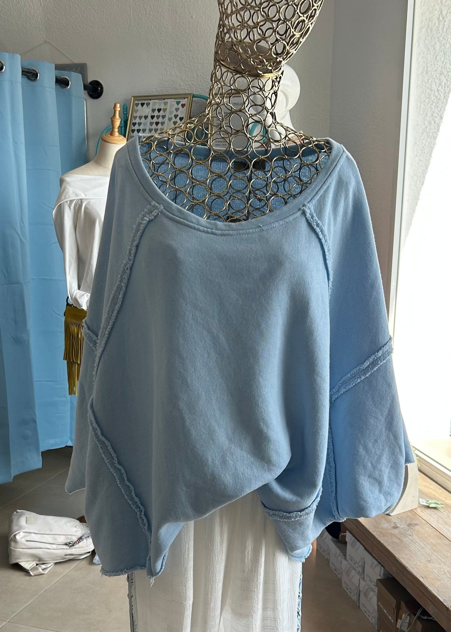 Oversized Stitched Sweat