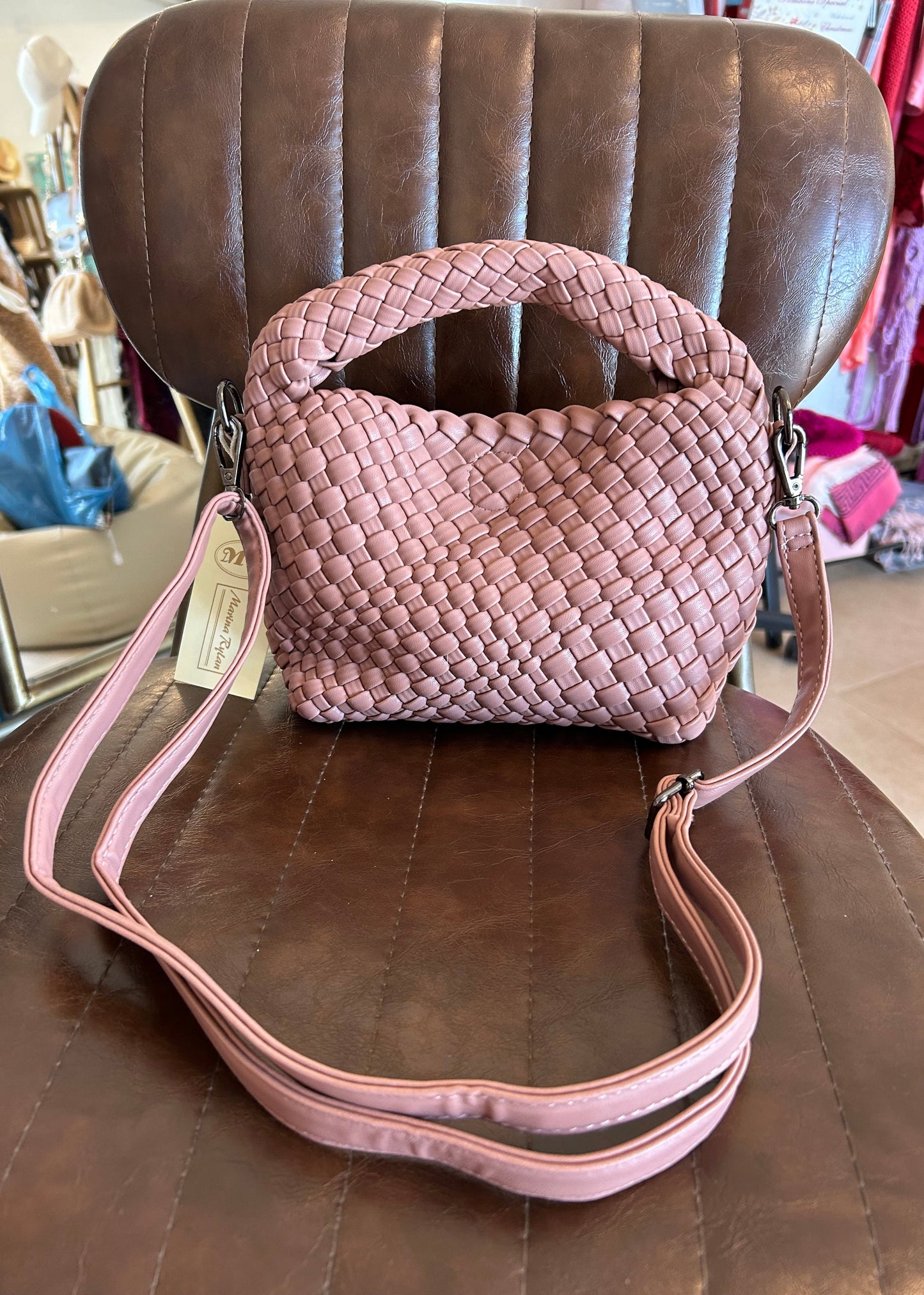 Pink Woven Mini