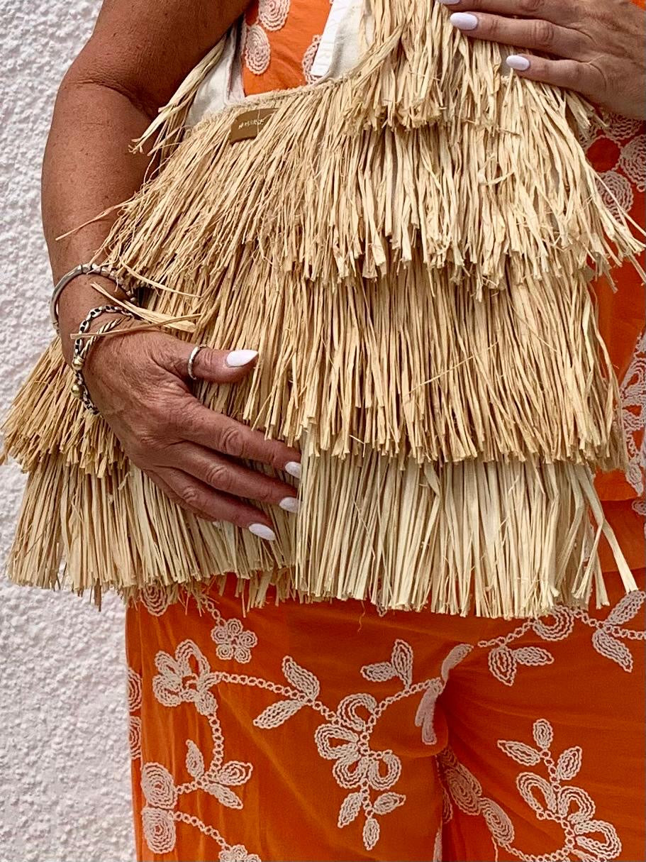 Raffia and tassels