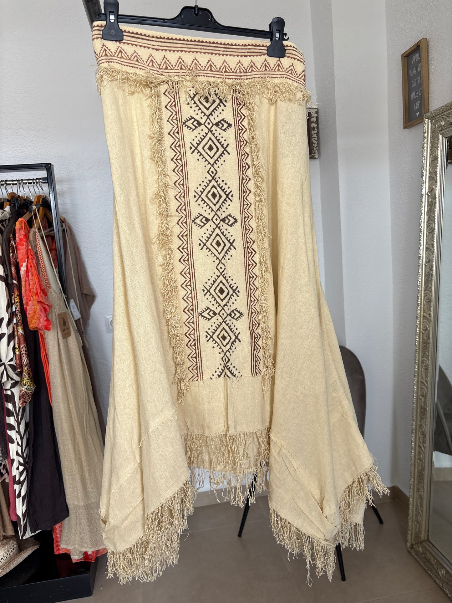 Boho ethnic skirt