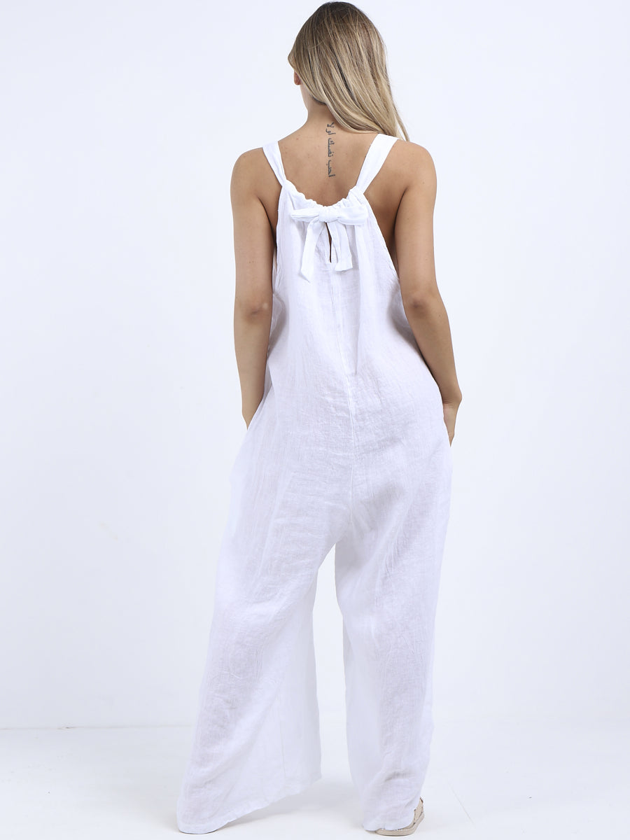 Oversized linen mono