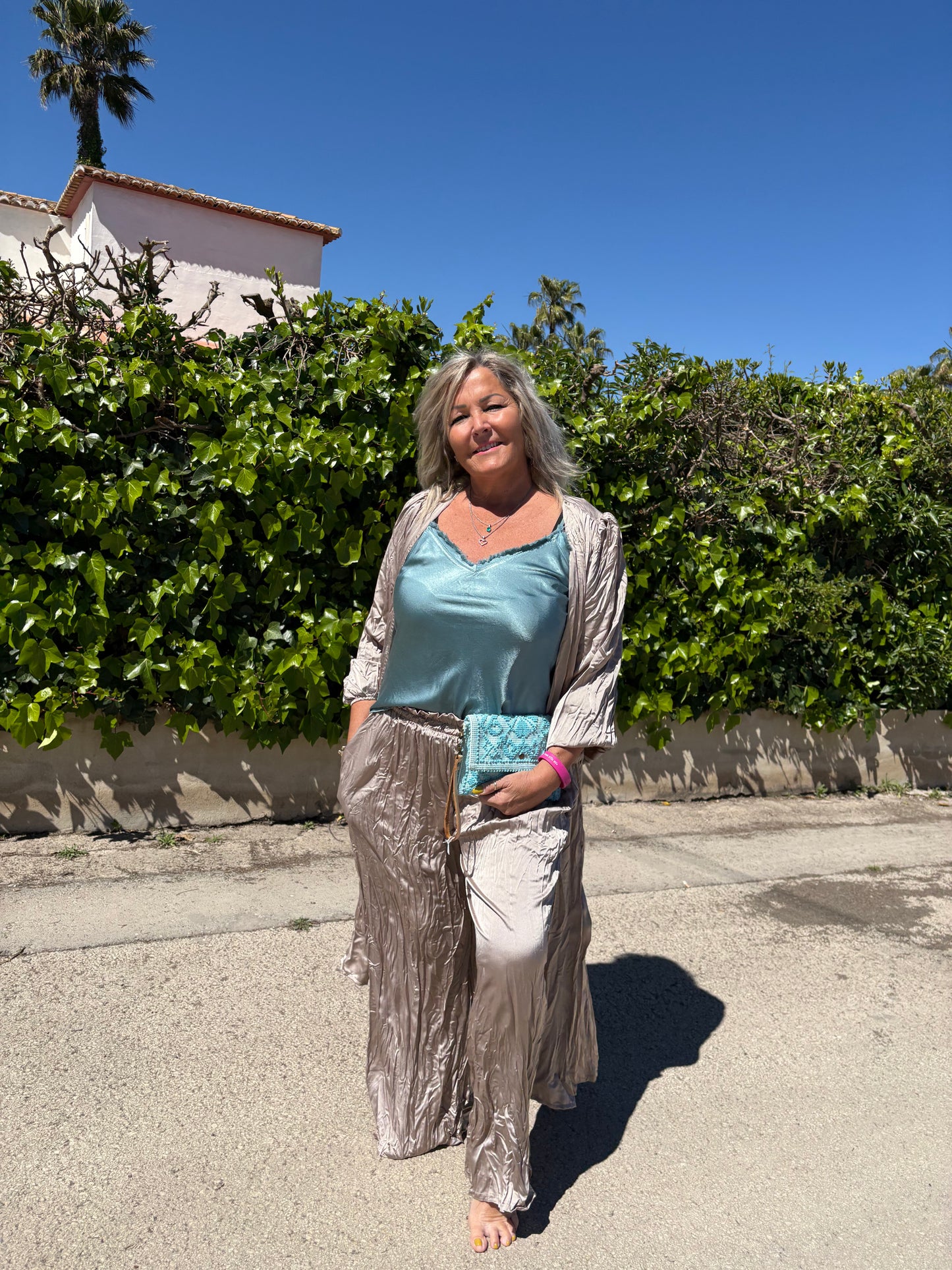 Crinkle kimono
