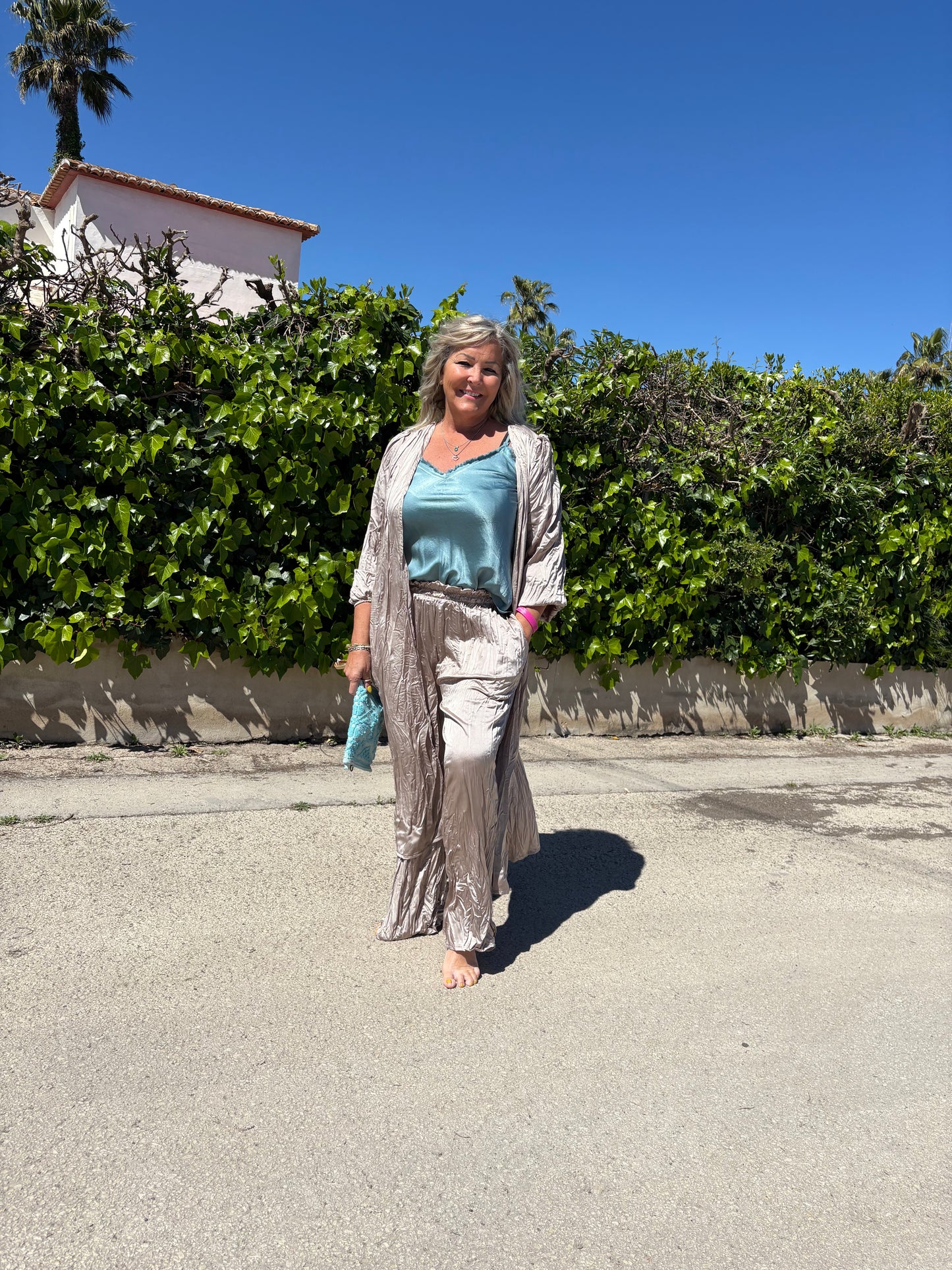 Crinkle kimono