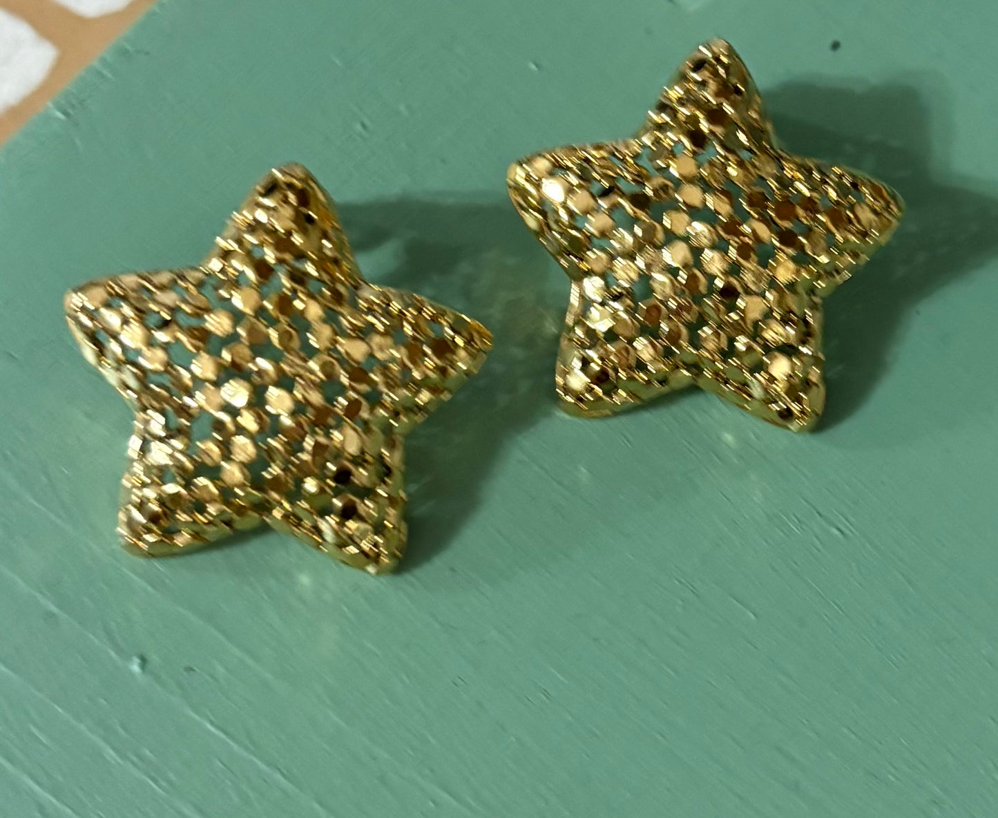 Sparkling star earrings