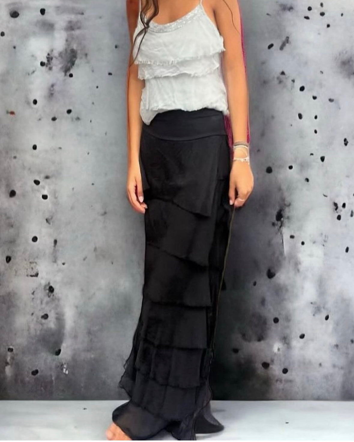 Tiered skirt