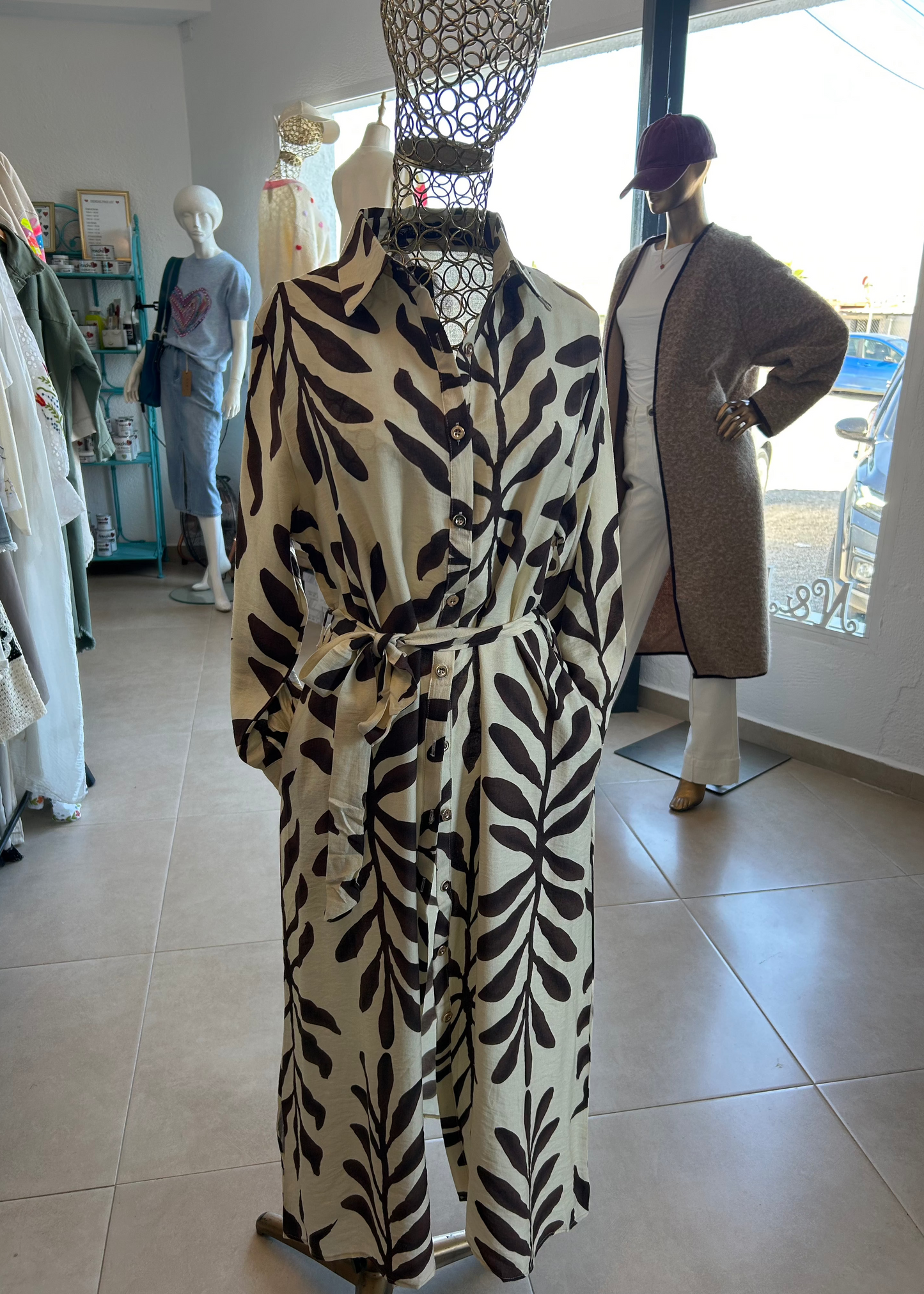 Giraffe Shirt Dress