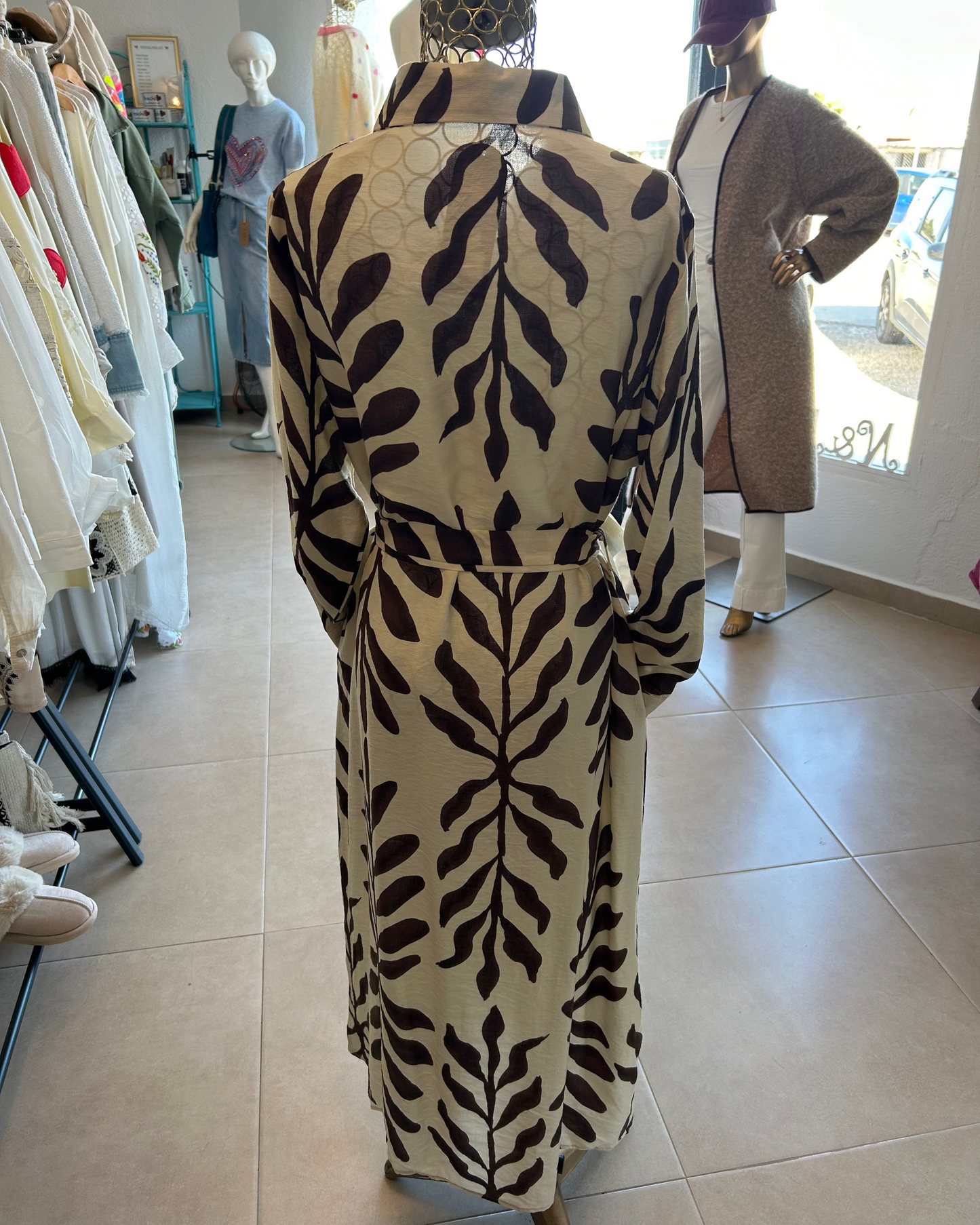 Giraffe Shirt Dress