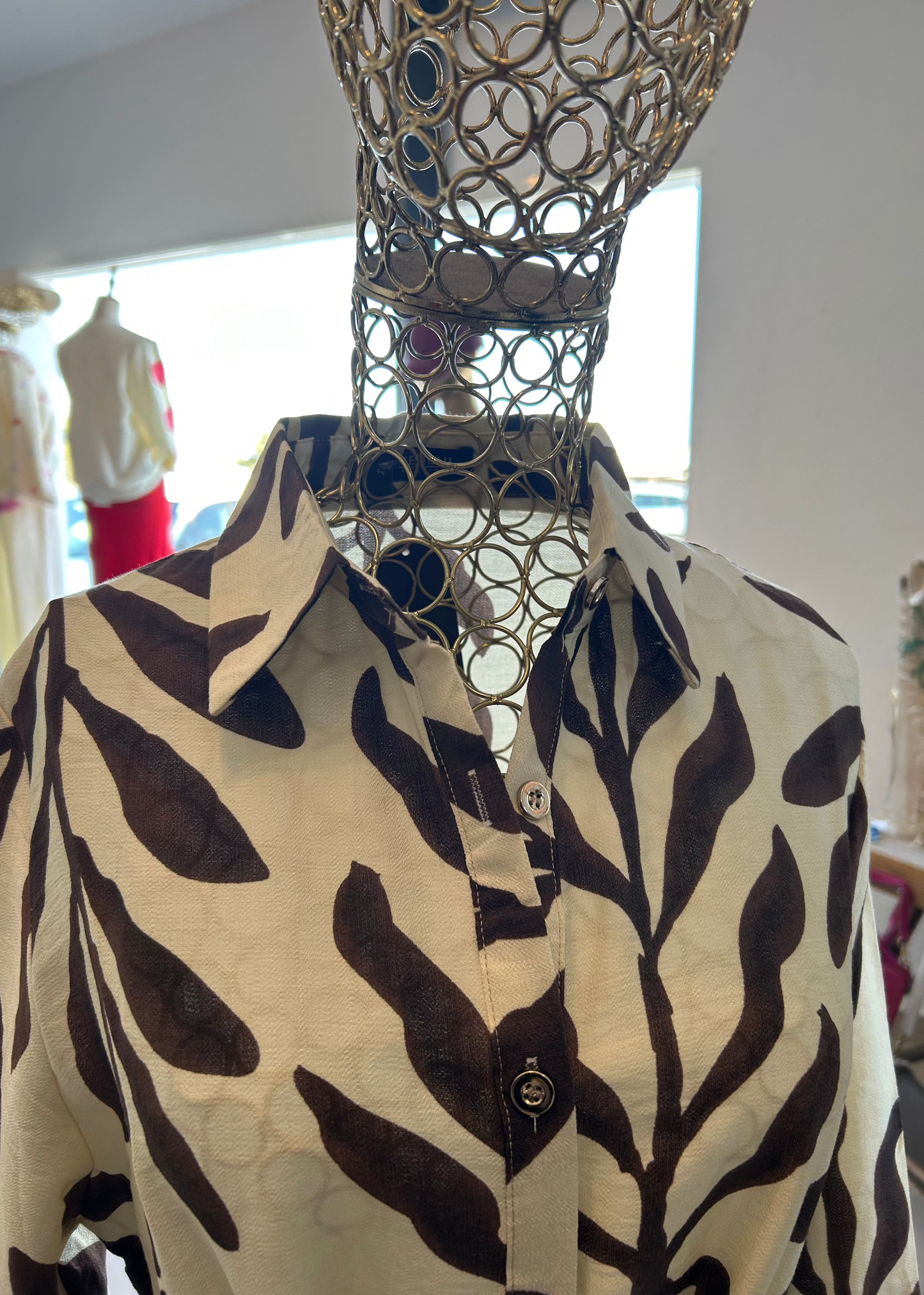 Giraffe Shirt Dress