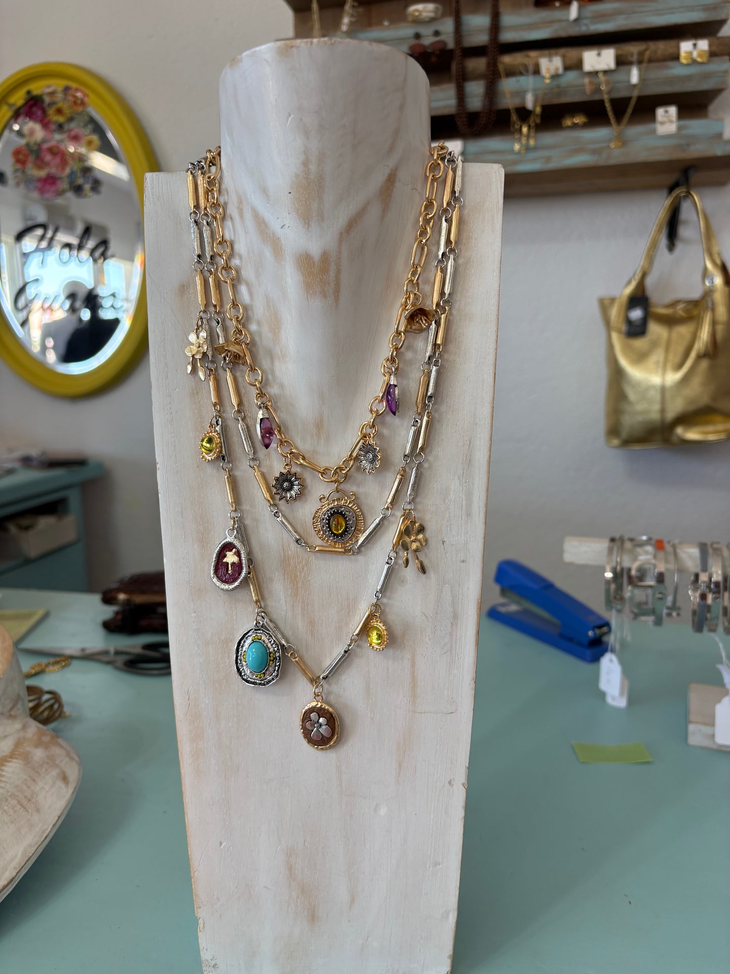 Layered necklace