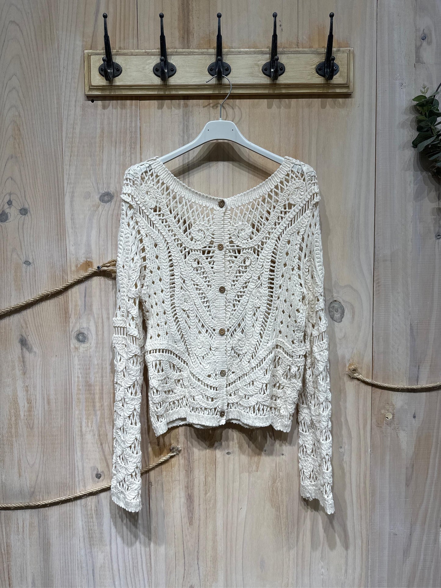Crochet cardi