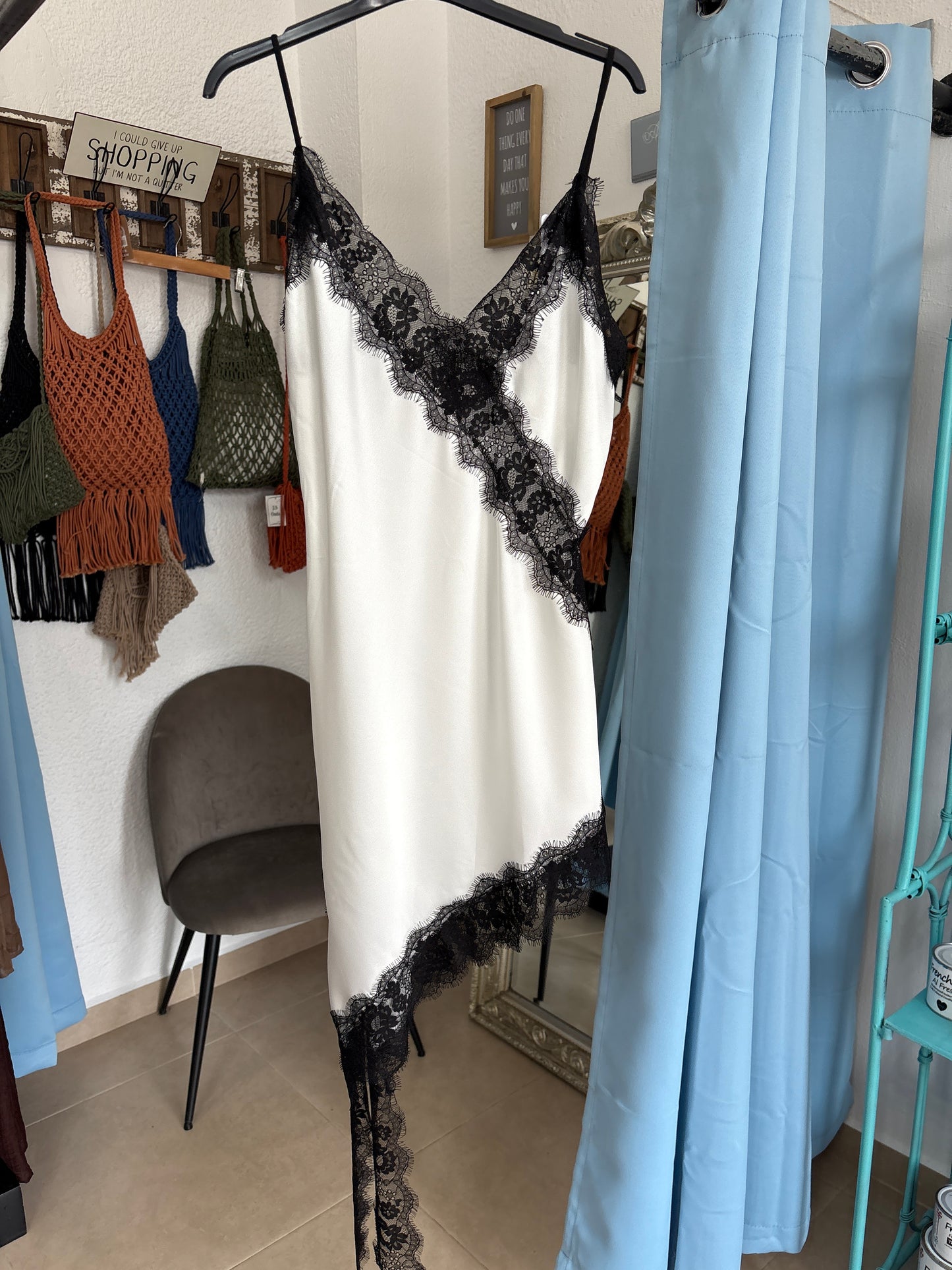 Assymetric cami dress