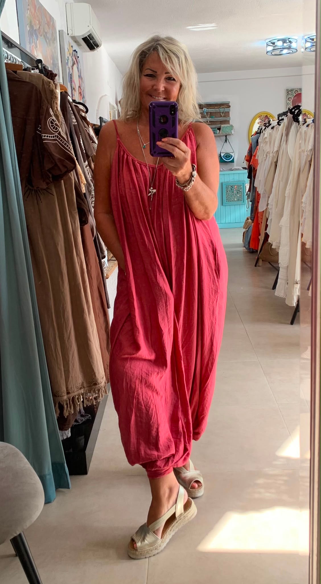 Cinched ankle Jumpsuit