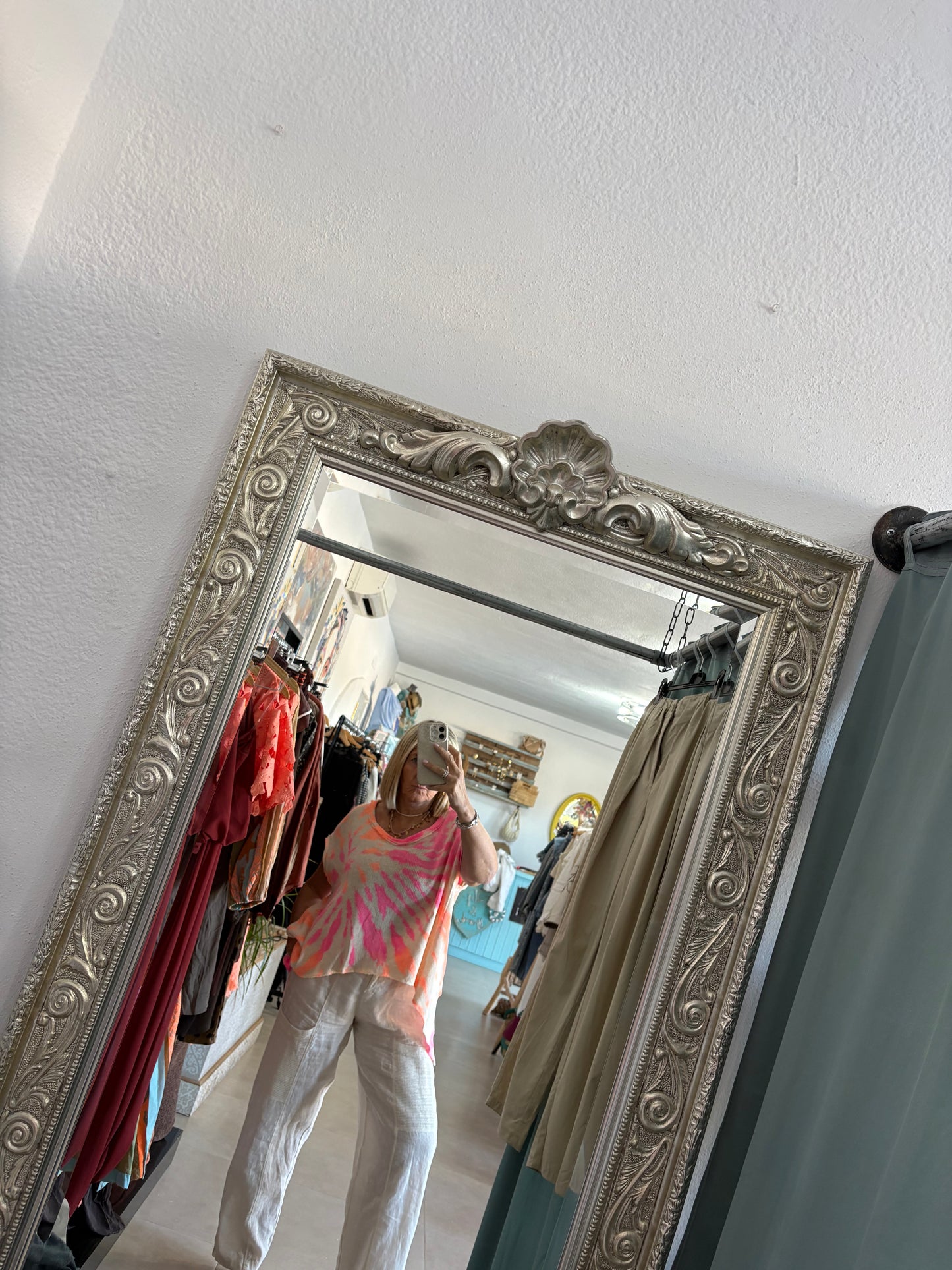 Tye die slouchy top
