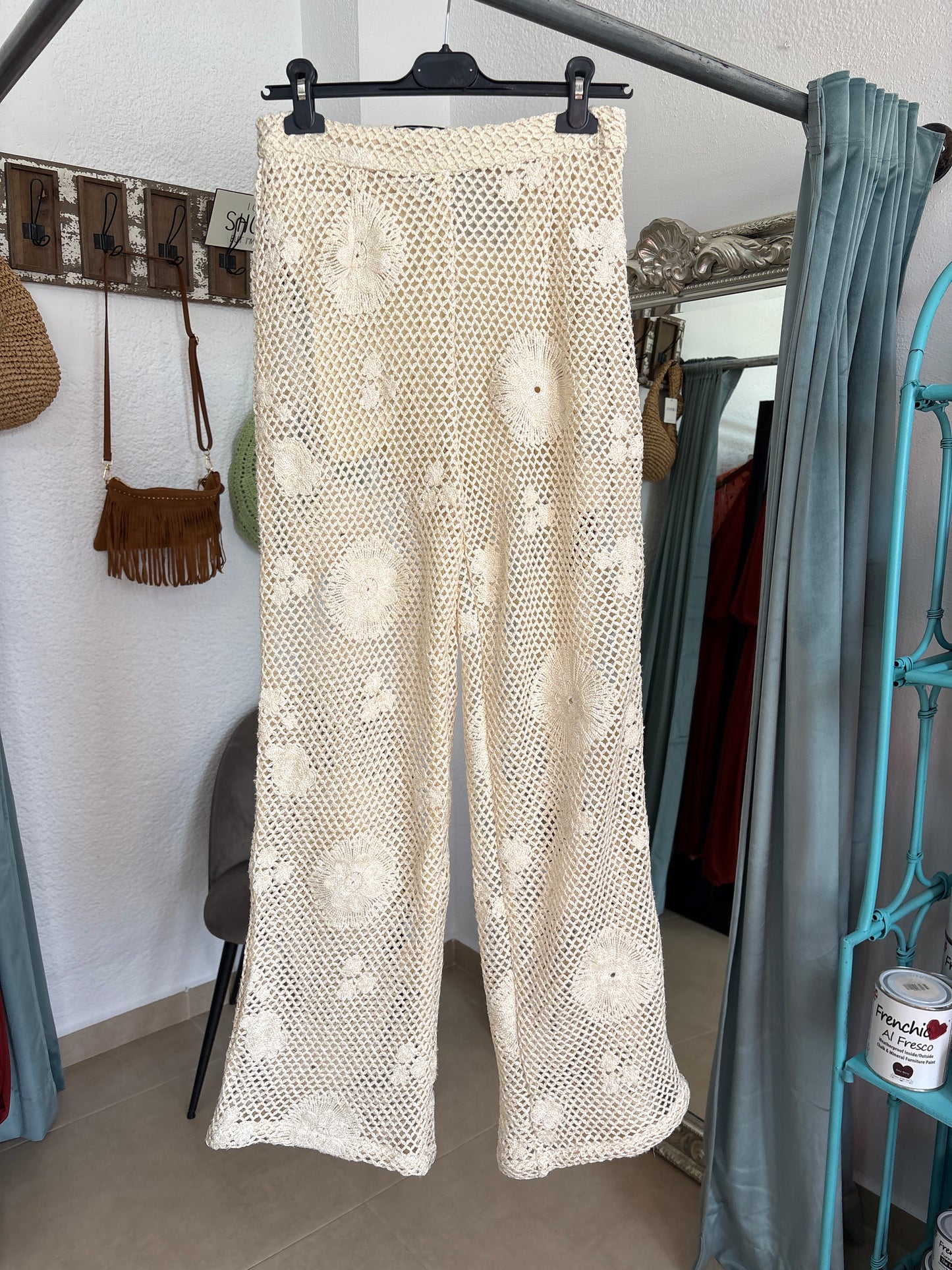 Crochet trousers