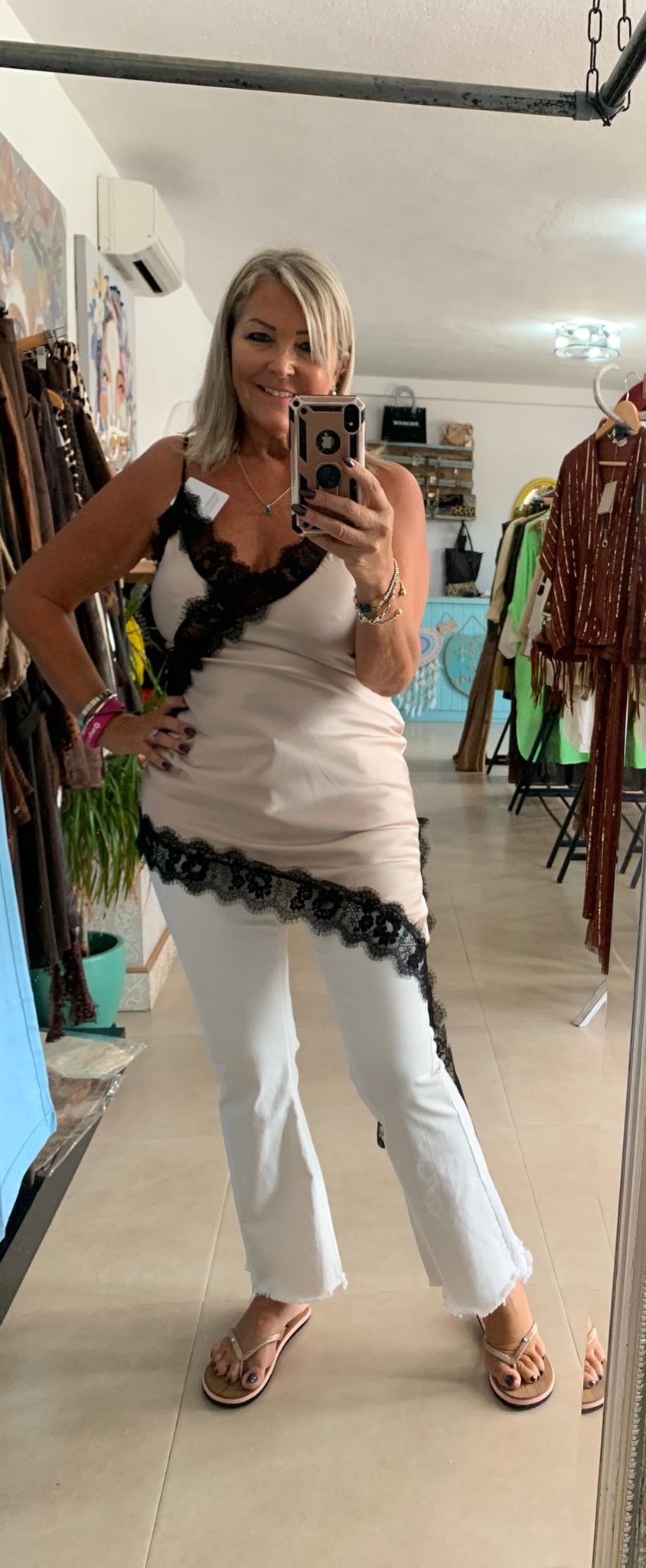 Assymetric cami dress