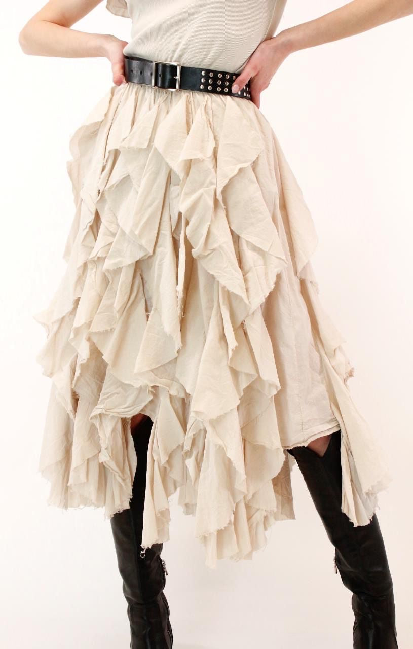Cascading Ruffle Skirt