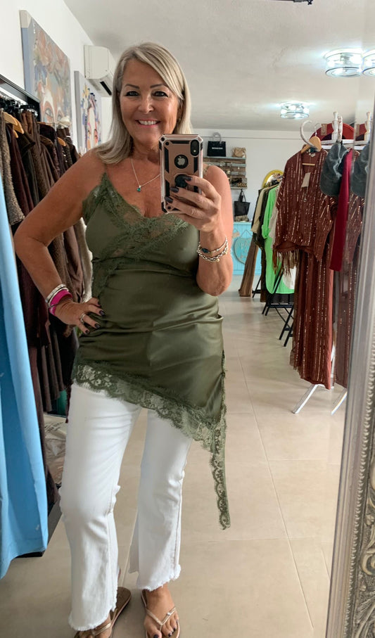 Assymetric cami dress