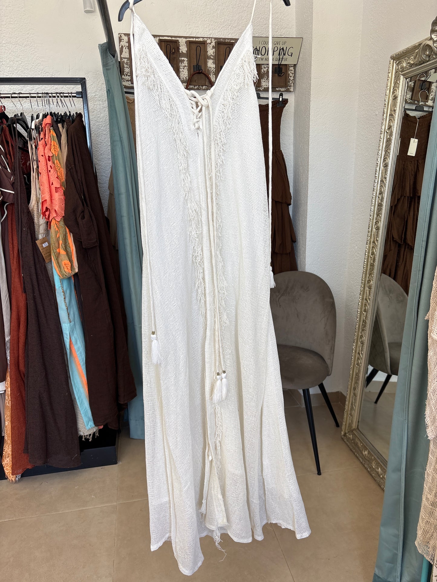 Boho halter dress