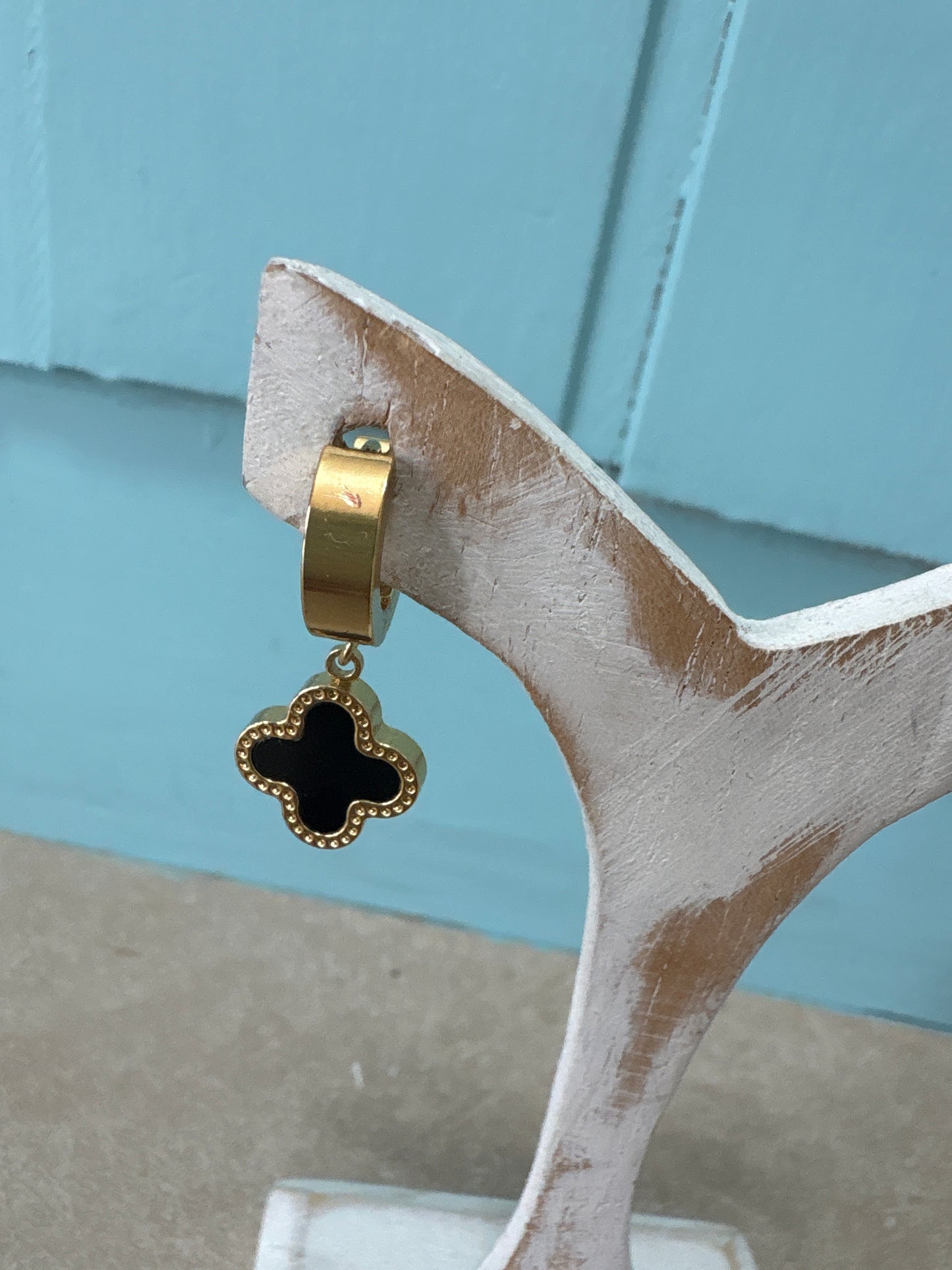 Clover Hoop Earrings