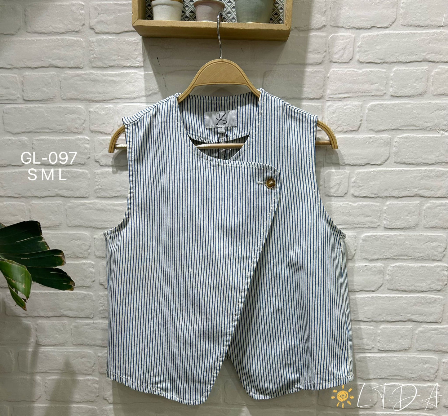 Cross over waistcoat