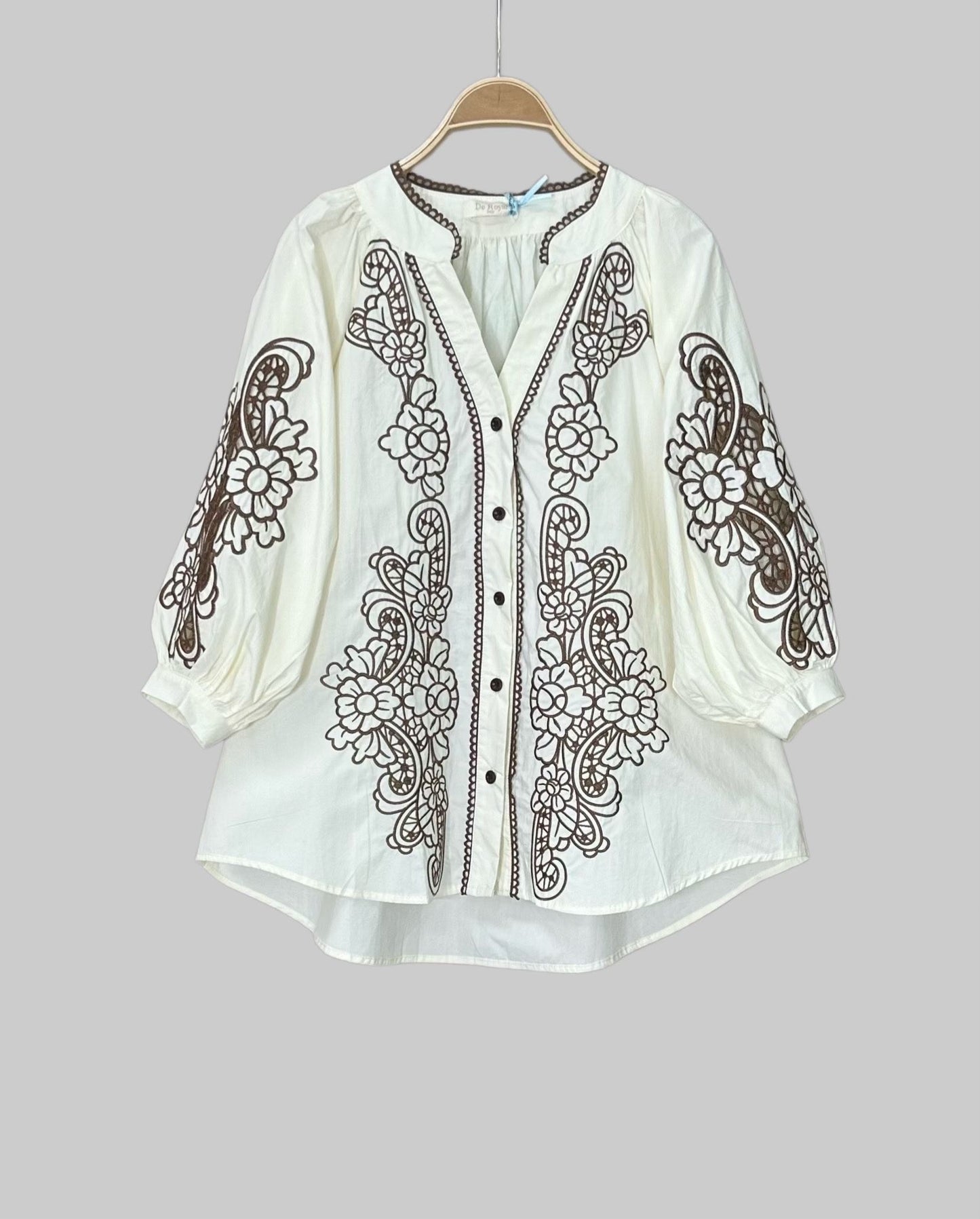 Embroidered Cotton Shirt