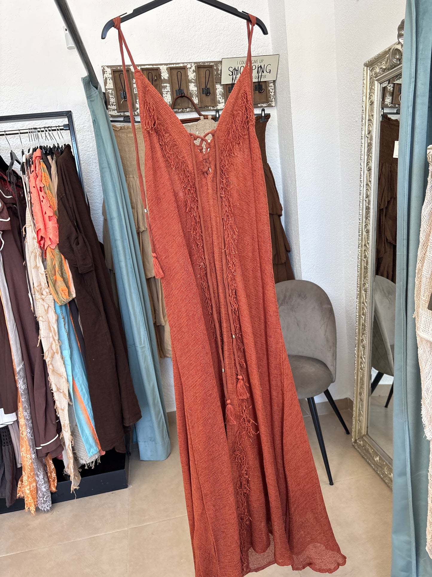 Boho halter dress