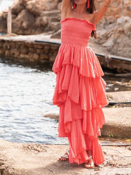 Tiered Ruffle Maxi Dress