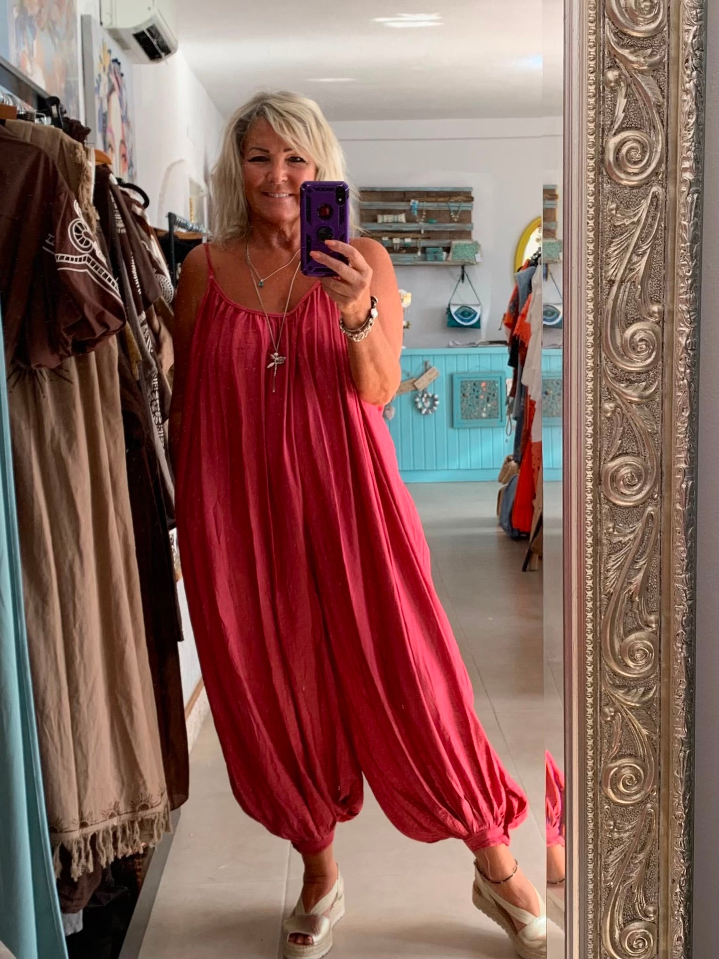 Cinched ankle Jumpsuit