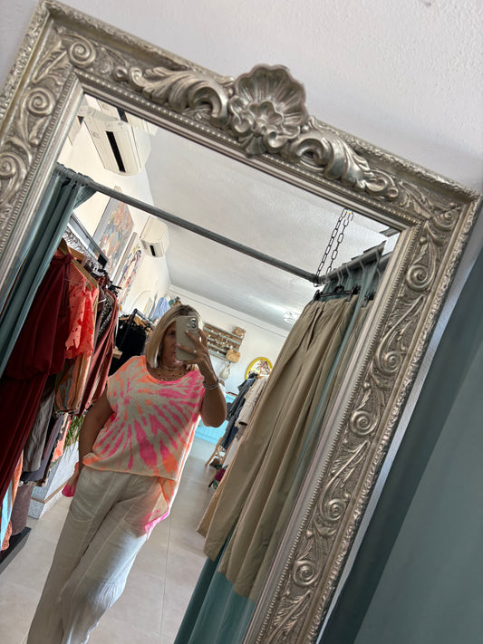 Tye die slouchy top