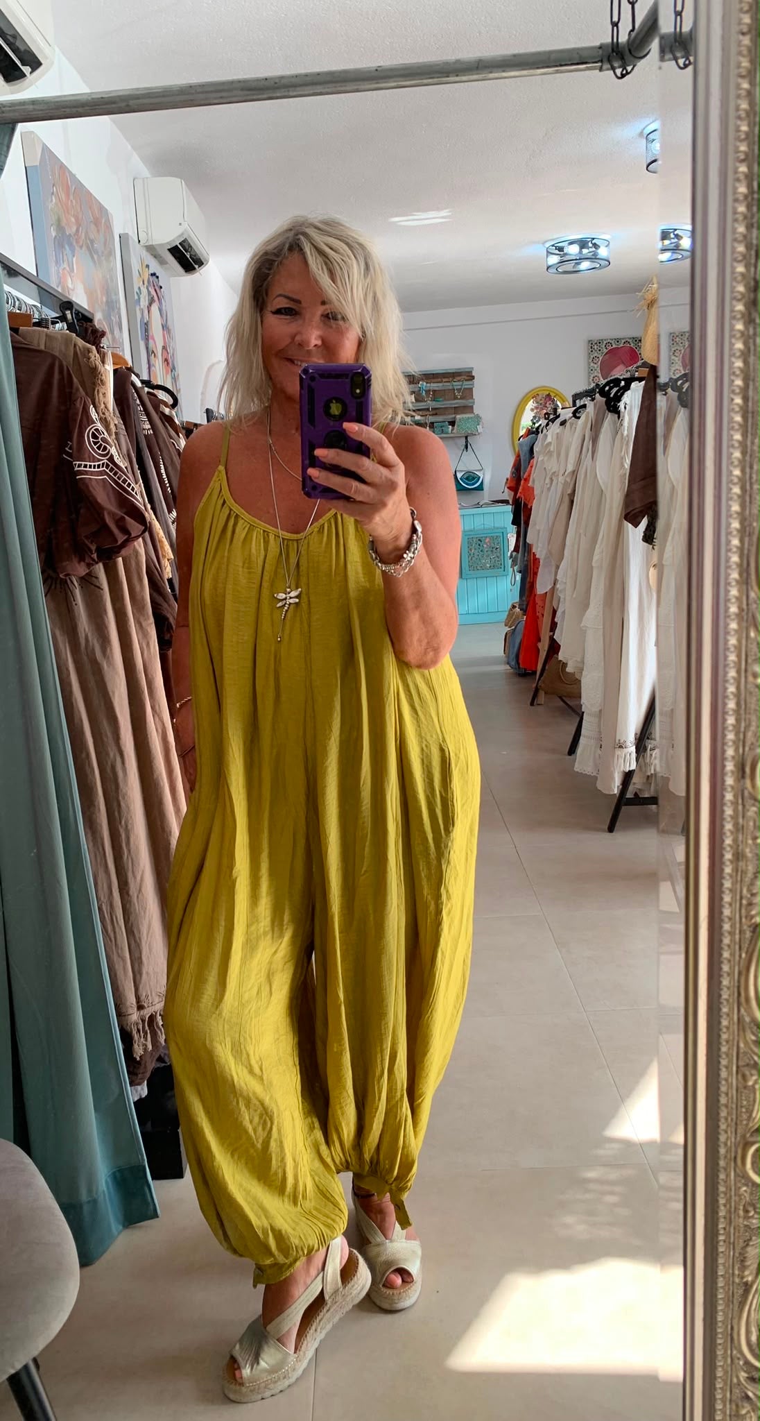 Cinched ankle Jumpsuit