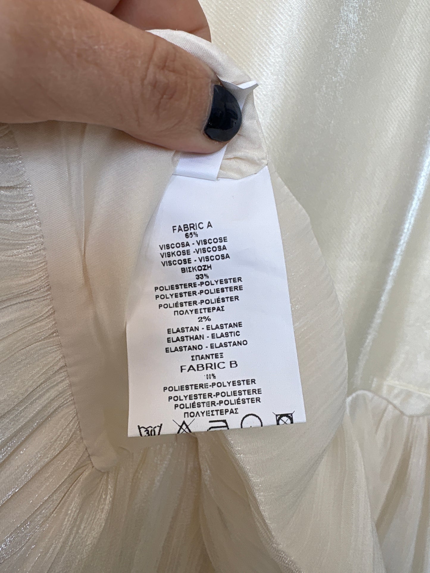 Peplum and pearl waistcoat