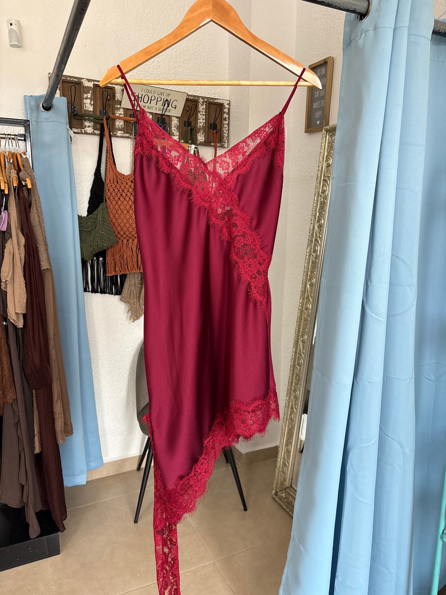 Assymetric cami dress