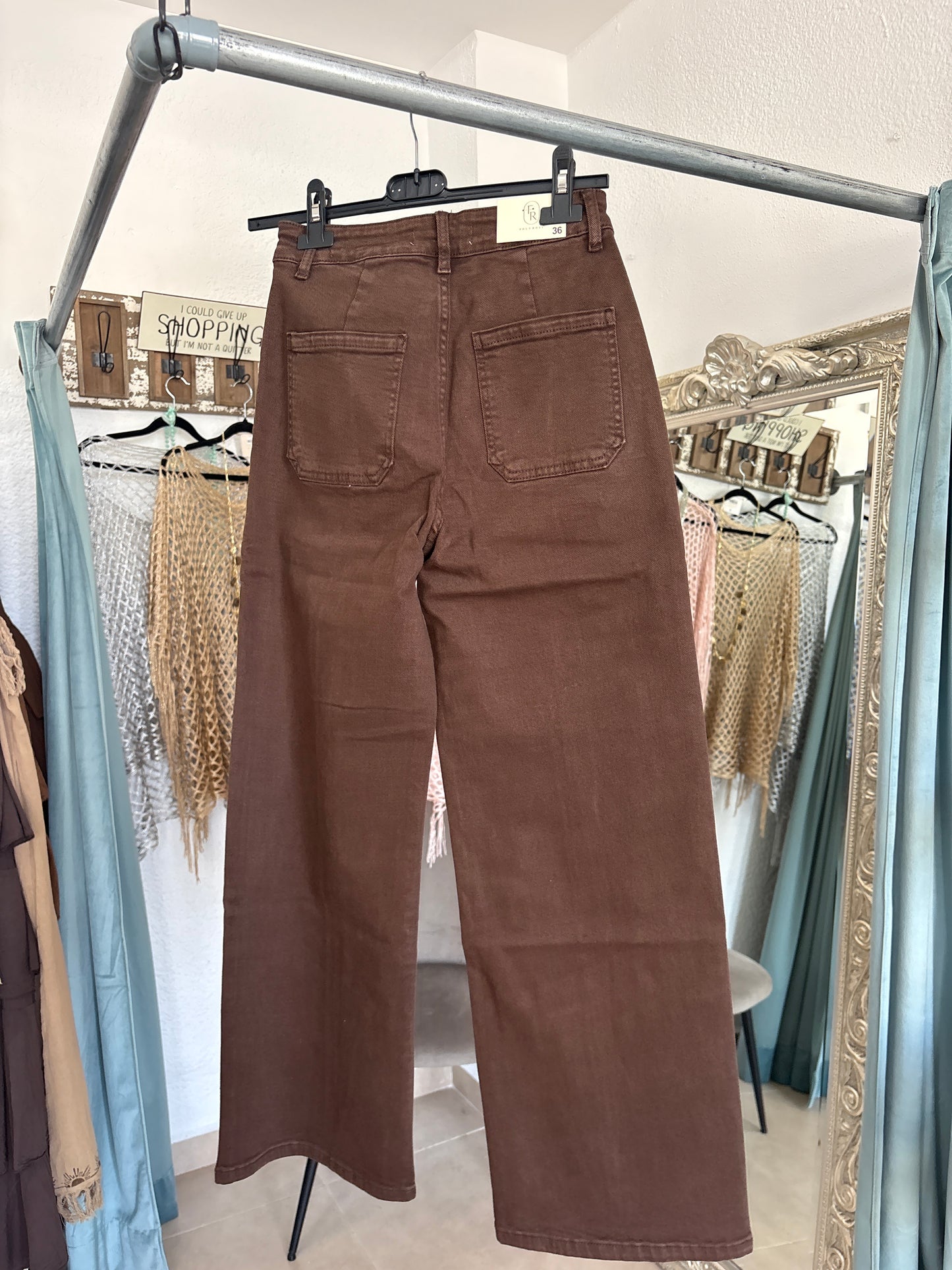 Wide-Leg Pintuck Jeans