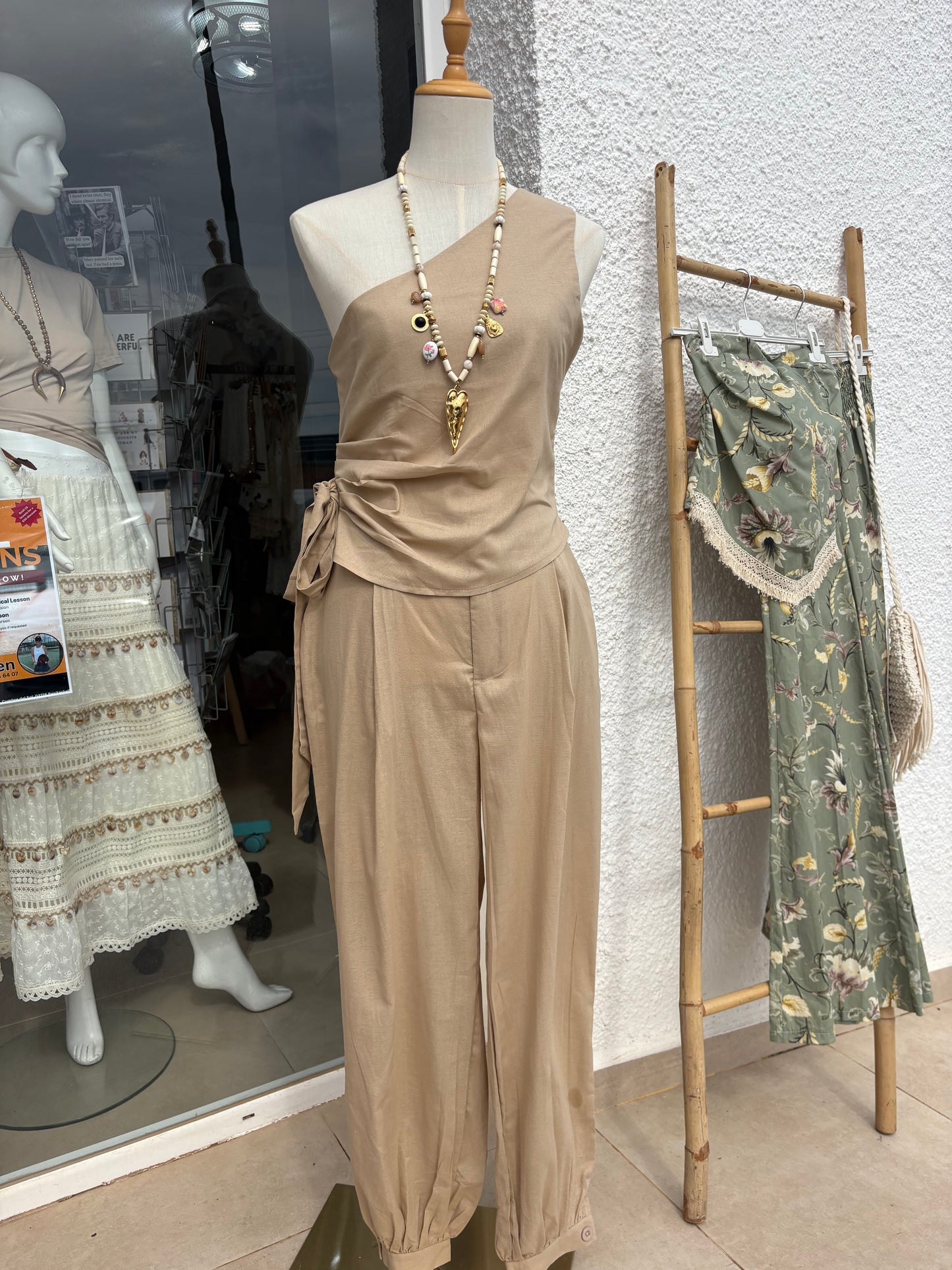 One shoulder 2 piece