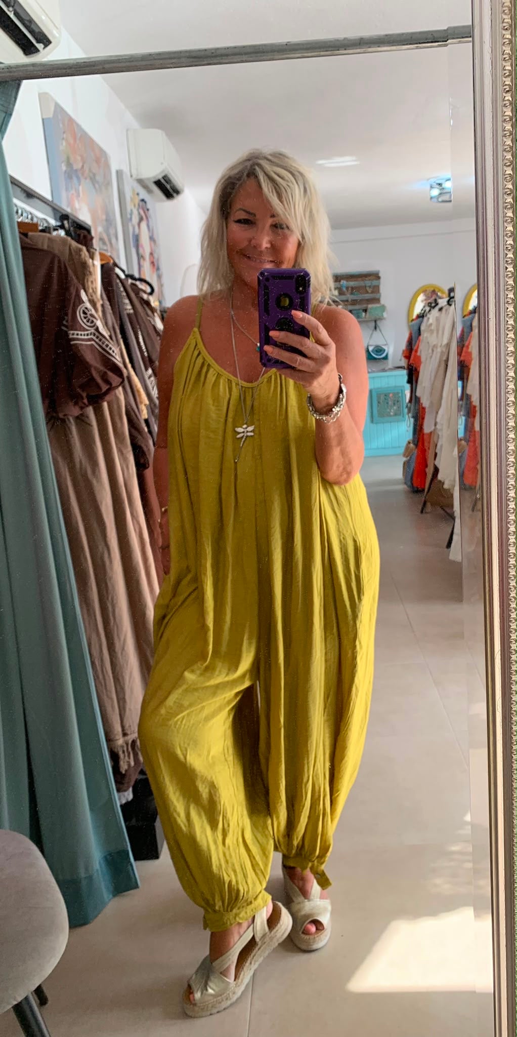 Cinched ankle Jumpsuit