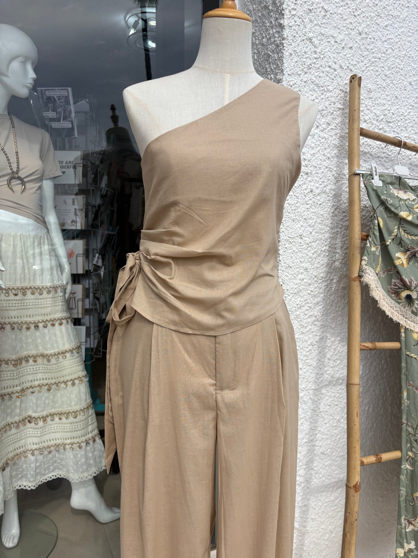 One shoulder 2 piece
