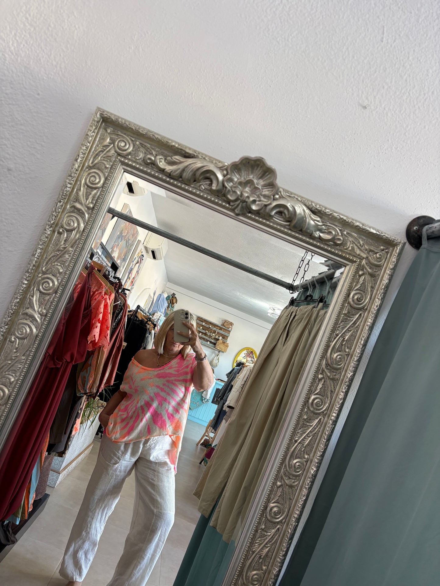 Tye die slouchy top