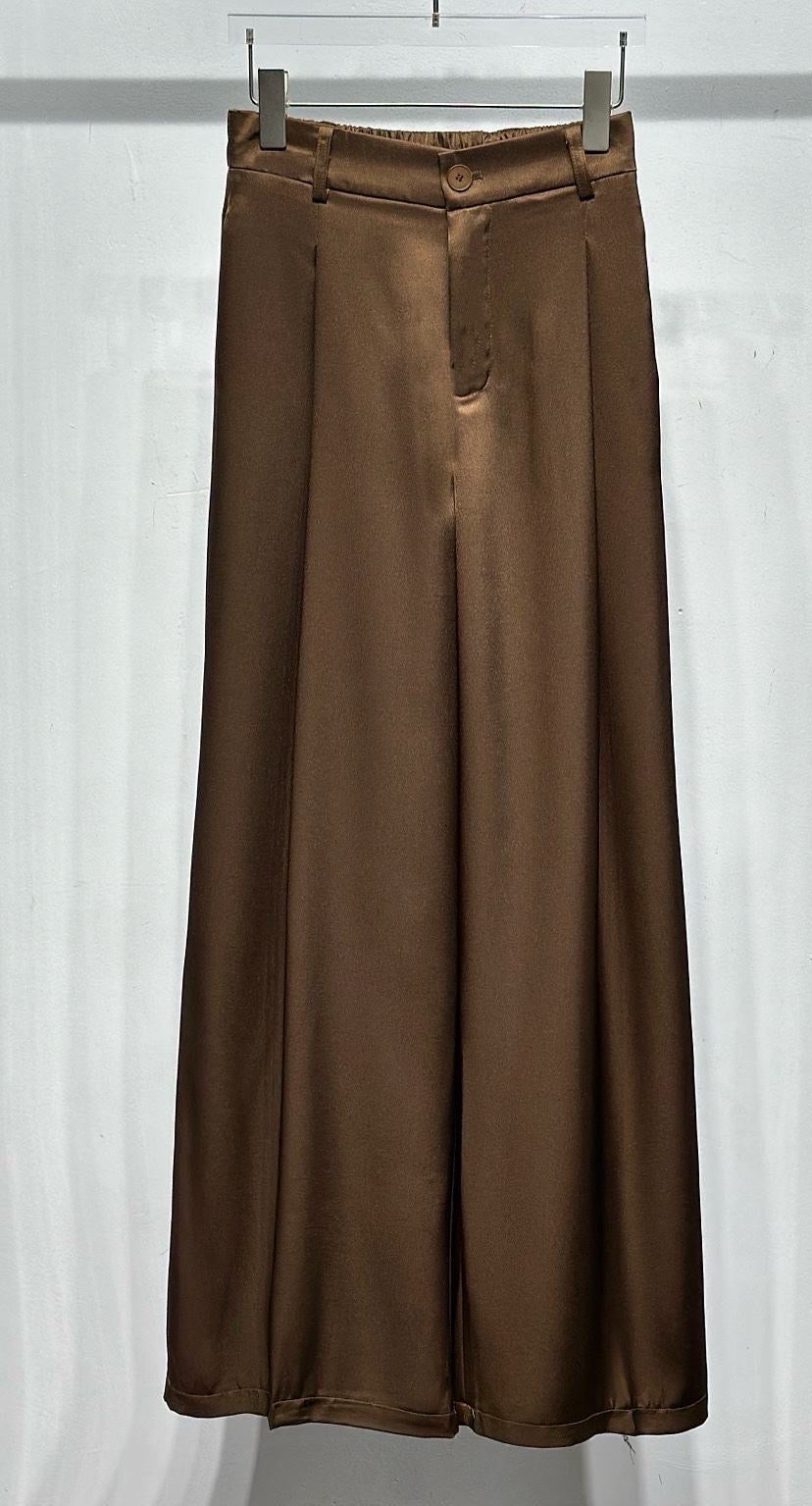 Satin slacks