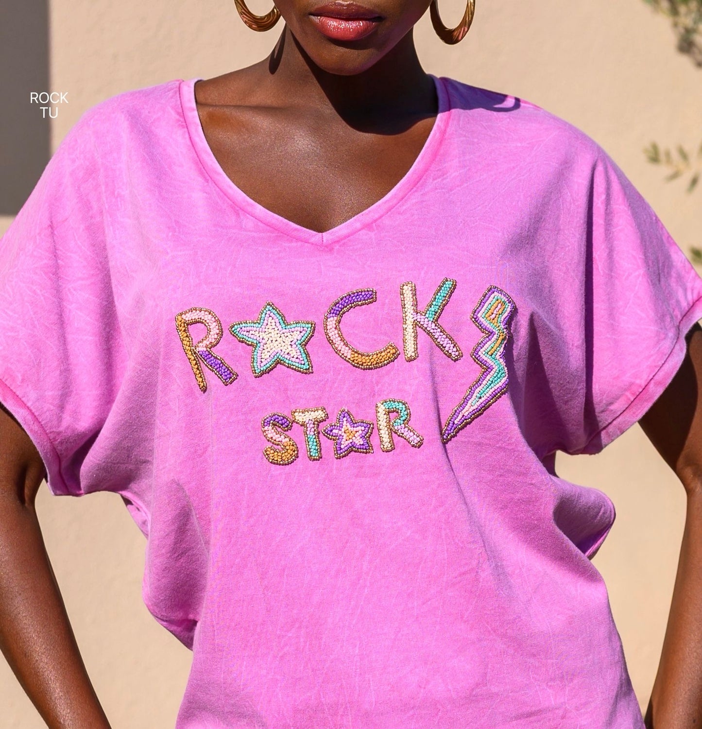 Rock star Vneck T