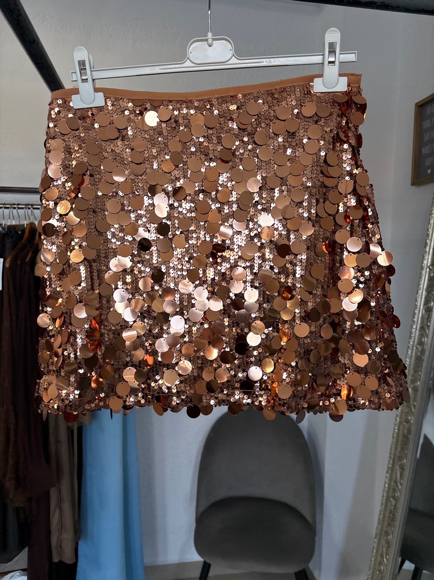 Sequin skort