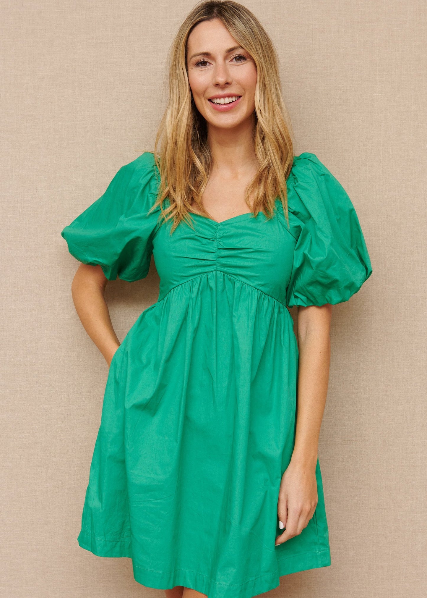 Puff Sleeve Dress