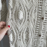 Crochet jacket dress